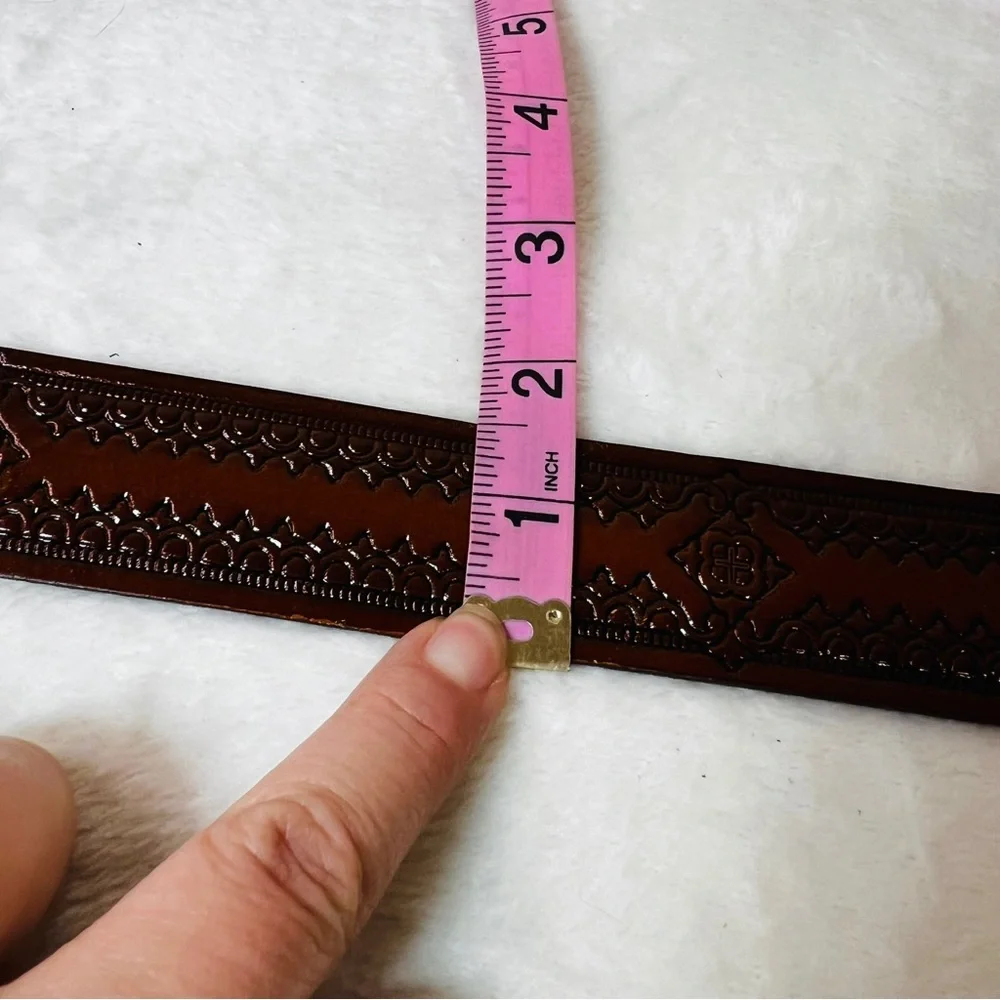 Unisex‎ Brown Genuine Leather Made in the USA Belt size 36/90